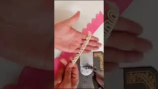 Trouser bottom design with pintuks and cutwork#shorts full video link☝