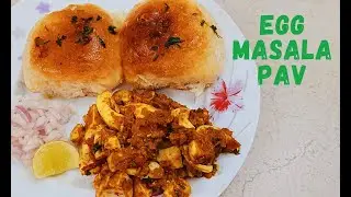 Egg masala pav | Anda masala pav | Anda Puff Recipe | Anda Bread Recipe | Anda Tawa Masala