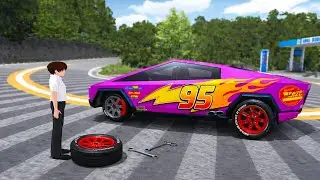 3D Driving Class Gameplay | Car Tyre Change on Highway 🚗🔥 | GaMiNg WiTh CaR