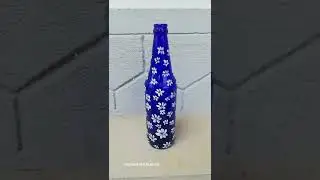 #bottleart #beerbottlecraft  #artwork  #upcyclingideas #zerowasteart  #diybottledecor  #trashart