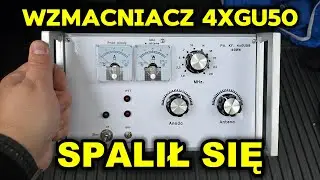Wzmacniacz lampowy 4XGU50 wiozę do doktora 😉