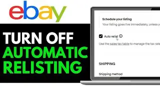 How to Turn Off Automatic Relisting on eBay (2025 Easy Guide)