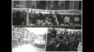 1948 08 24 Tolosa aclama al Caudillo  Desfile de las Hermandades de Labradores
