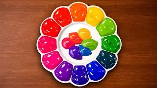 You Must See This Satisfying Rainbow Color Mixing Hack! Art Tenka