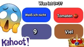 Dieses QUIZ macht mich WAHNSINNIG! (Kahoot!)