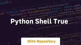 python shell true