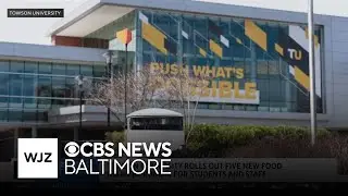 Towson University rolls out new food delivery robots