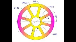 SolidWorks 2D excersise 119