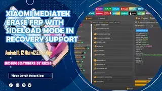 Xiaomi Mediatek Erase FRP With Sideload Mode in Recovery Support Android 11, 12 Miui v12
