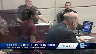 Man charged with shooting Milwaukee police officer pleads not guilty