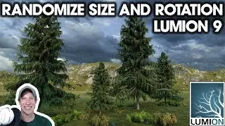 LUMION 9 Quick Tutorial - RANDOMIZE SIZE AND ROTATION OF OBJECTS
