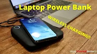 WIRELESS CHARGING Laptop Power Bank | 24,000mAh