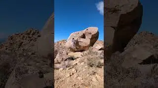 Desert Teflon (V2) | Teflon Boulder | Joshua Tree