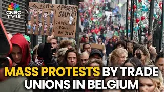 Belgium National Strike 2025: Workers, Unions Protest Austerity Reforms in Brussels Streets