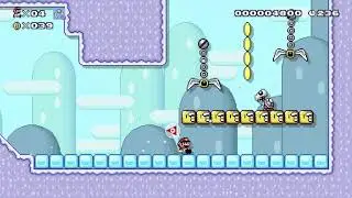 Super Mario Maker 2 – Undodog: Swinging Claw Escape - Walkthrough