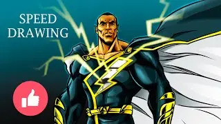 Black Adam Time lapse video.