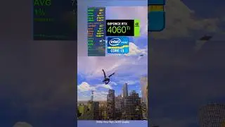 Intel Core i3 12100F + NVIDIA GeForce RTX 4060 Ti -  Marvel's Spider-Man 2 - Shorts 2