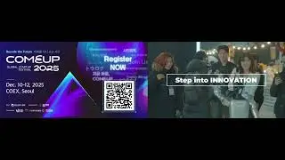 Global Startup Festival, ComeUp2025 in South Korea. 