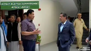 newly inaugurated office of the District Election Commissioner Attock.