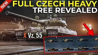 HOT 🔥 All Czech Heavy Tech Tree Revealed!  | World of Tanks Czechoslovakian Heavy Tanks Preview