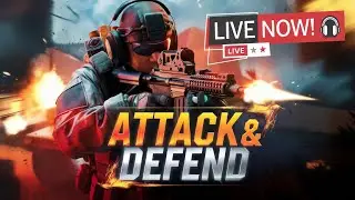 Live Attack And Defend || Warfare Delta Force || Ark PlayZ! 🎮🔥