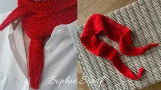 (Sophie Scarf) MİNİ ATKI, KRUVASAN BOYUNLUK -PetiteKnit