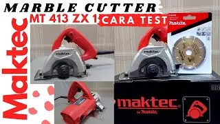 UNBOXING REVIEW Maktec MT 413 ZX1 - Marble Tile Cutter | Alat / Mesin Potong Keramik ( FULL SPEC )