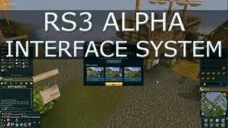 RuneScape 3 Alpha | Interface System