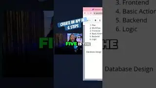 Create an app following these 6 steps #app
