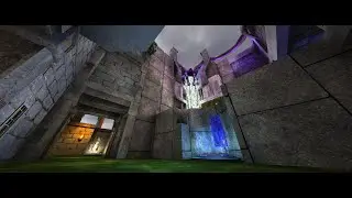 Первый матч на карте Awoken в Quake Live (alpha ver. 3.92)