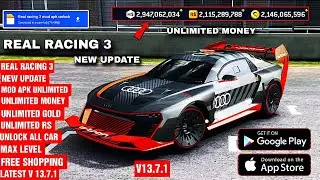 Real racing 3 new update v13.7.1 mod apk unlimited money unlimited gold unlock all
