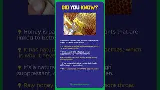 Honey! More than just a sweetener 🍯