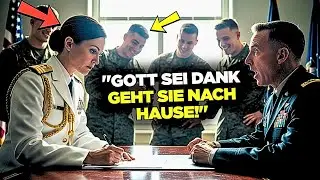 Die Marines lachten über sie, bis sie in Admiralsuniform zurücktrat