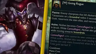 Shaco Lore VS Akshan W Tool Tip
