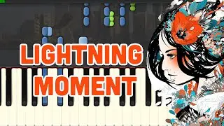 🎹 dj okawari - lightning moment  g moment (Piano Tutorial) ❤️♫