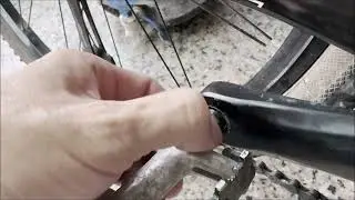 October 5, 2025~Change Pedals~1(Remove the old pedal)
