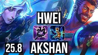 HWEI vs AKSHAN (MID) | 4/1/4 | NA Master | 25.8