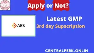 AGS TRANSACT IPO DAY 3 SUBSCRIPTION | AGS TRANSACT TECHNOLOGIES IPO Latest GMP | AGS Apply or Not?