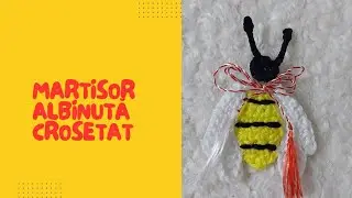 Martisor albinuta- crosetat