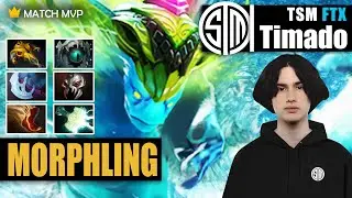 Morphling Safelane | TSM FTX.Timado | INSANE MORPHLING BUILD COUNTER PL | 7.31c Gameplay Highlights