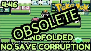 BLINDFOLDED GREEN Pokemon Any% No Save Corruption in 4:46 by Livi39 🐭
