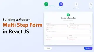 Create a Multi-Step Form with React JS