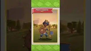 Pirate Champion Skin Animations | Clash of Clans #shorts