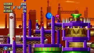Sonic Mania: Press Garden/Oil Ocean Fun-runs