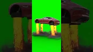 FLYING CAR GREEN SCREEN CROMAKEY  #edit #trending #capcut #tutorial #edit #videoediting #clipr