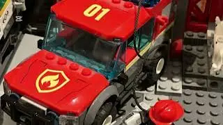 Lego stop motion robbery train crash and skate park accident