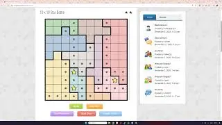 Day 278 of 10x10 Star Battle Puzzles
