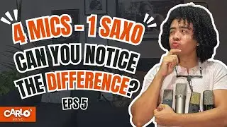 4 Mics 1 Sax | Can You Hear the Difference? (U87 vs C414 vs Warm Audio) [EN Subtitles] Carlo Alfonso
