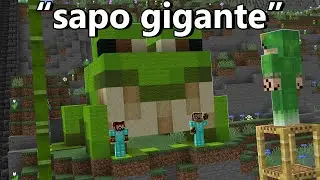 Fizemos um Sapo GIGANTE para o Guinas no Minecraft Vale