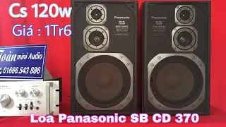 [ đ&atilde; b&aacute;n]Loa Panasonic SB CD 370 - Bass 20cm - Gi&aacute; rẻ 1Tr6 LH 01666.543.886